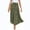 Army Green, variant on RKSTN Skirts for Women 2024 Summer Cute High Waist Ruffle Skirt Solid Color Adjustable Drawsting Swing Beach Mini Skirt