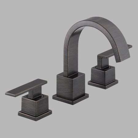 Delta Vero Two Handle Widespread Bathroom Faucet, Venetian Bronze
