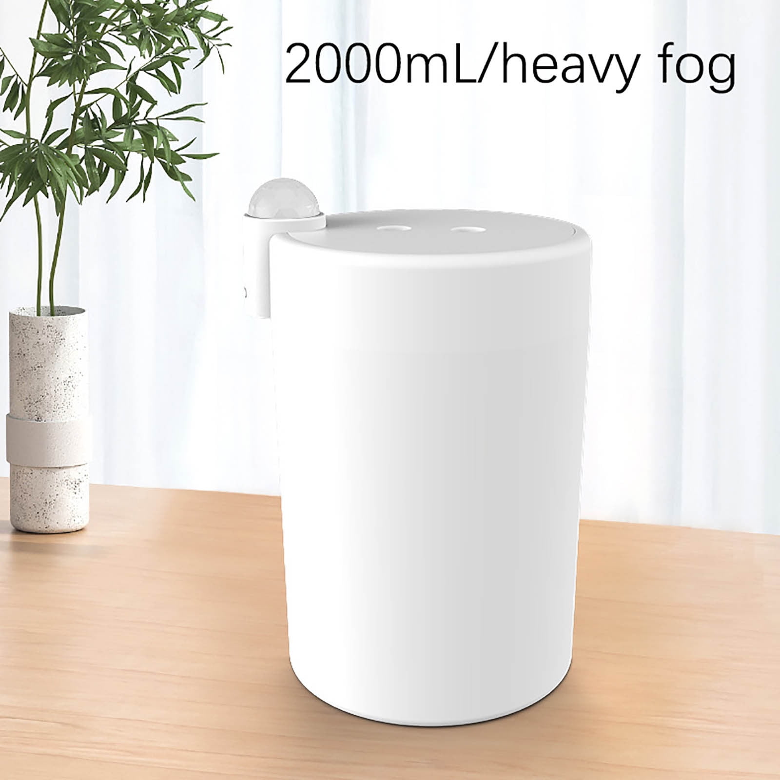 YZEGDCH Cool Mist Large Room Humidifier,2L Large Capacity Double Spray USB Humidifier,Air Humidifier for Home Baby Nursery & Plants