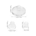 thumbnail image 2 of WASHWEPE 3Ud Sello Para Presionar De Ojos Transparente Para Crear Polvos Compactos En Casa, 2 of 8