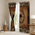 thumbnail image 3 of Homewish Western Woodland Bear Curtains Pack of 2 (42x84 Each), Jungle Hunting Wildlife Curtains Blackout, Countryside Cabin Bedroom Curtains, Window Curtains Decor, 3 of 6