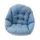 thumbnail image 4 of Cojín de repuesto para hamaca, silla colgante, cojín de asiento para cesta, almohadilla de asiento para el hogar, patio, oficina, sala de estar. Azul, 4 of 8