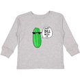 thumbnail image 3 of Inktastic Just Dill with It Chill Dill Pickle in Sunglasses Boys or Girls Long Sleeve Toddler T-Shirt, 3 of 5