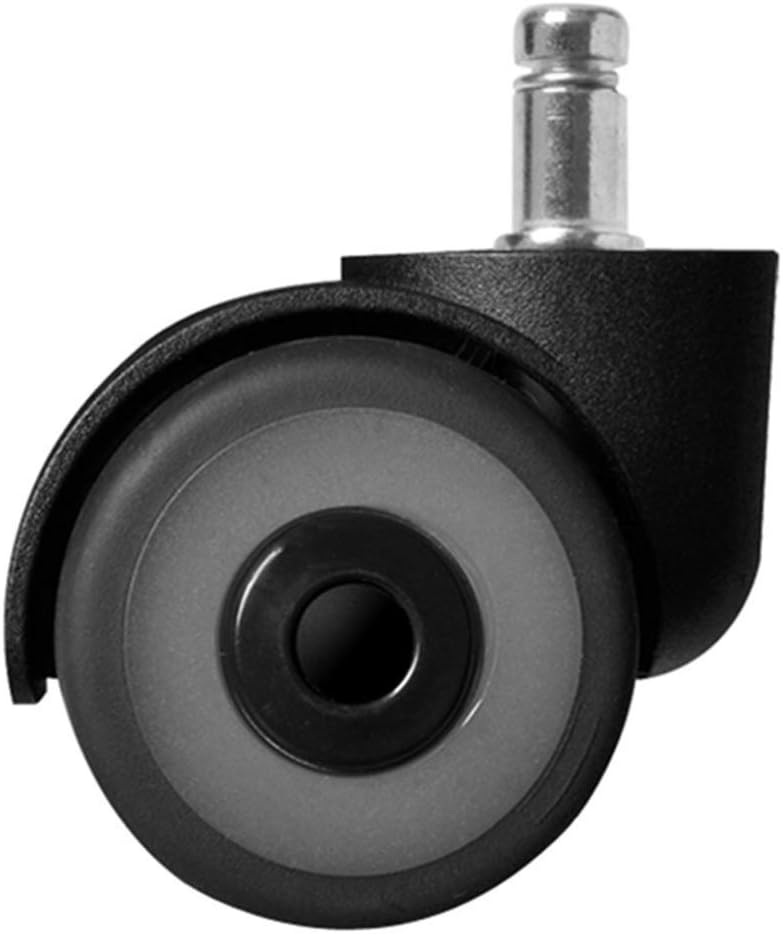 Gamvdout Office Chair Castors Double Bearing Swivel Castor Wheels Silent Polyurethane Furniture 50mm With M11 Thread Set Of 5