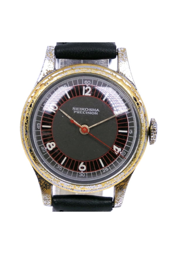 Pre-Owned Seiko SEIKOSHA PRECISION / Precision Antique Stainless Steel x Leather... (Fair)