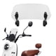 thumbnail image 1 of Universal Motorcycle Acrylic Adjustable Wind Screen Extension Clip-on Windscreen Deflector Dashboard Protector For Motorcycle, 1 of 5