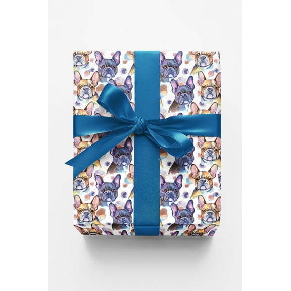 London Penny Premium Wrapping Paper - French Bulldog - Oui, oui!