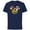 Navy, variant on Disney Mickey The Original Retro Pop - Short Sleeve Cotton T-Shirt for Adults - Customized-Black