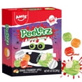 thumbnail image 1 of AMOS Peelerz Bonbons Gélifiés Pelables Halloween Candy Saveur Mélangée Orange & Fraise & Pomme 8,47 Oz (Lot de 1), 1 of 7