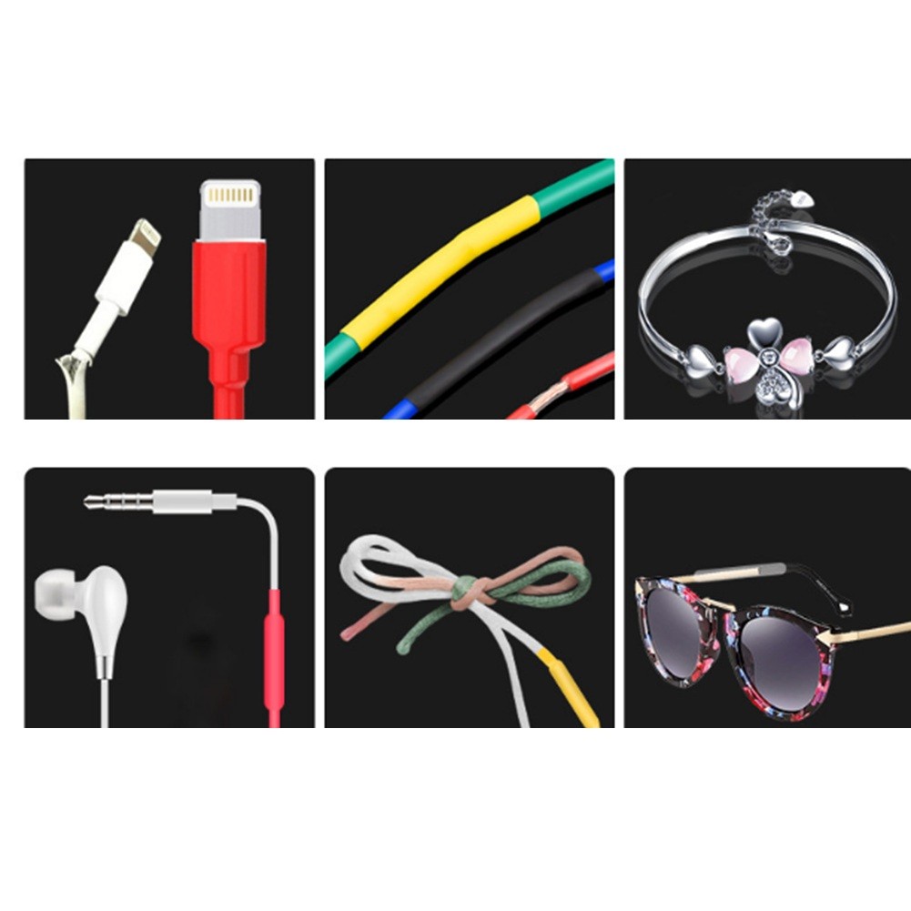 446Pcs Heat Shrink Tubing Kit 3:1 Ratio For Industry Ships Wire Connections Etc
