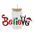 thumbnail image 1 of Christmas Heat Transfer Cup With Crystal Pattern, 1 of 2