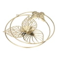 thumbnail image 3 of Gold  Wall Sculptures, Gold Flower  Wall Decor Multipurpose  For Cafe, 3 of 8