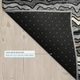 thumbnail image 5 of Addison Rugs Chantille Indoor/Outdoor Transitional Stripes Black Machine Washable Rectangle Rug, 10' x 14', 5 of 8