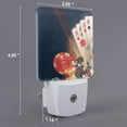 thumbnail image 2 of Honeii Poker Chips Print LED Night Light with Light Sensor, Night Lights Plug Into Wall,Ideal for Bedrooms and Hallways-UK, 2 of 7