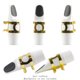 thumbnail image 4 of Amortiguar 10 Uds 0.5mm cojín de boquilla gruesa para saxofón clarinete paño de limpieza hisopo para instrumento de viento boquilla almohadillas de silicona parche Maboto Amortiguar, 4 of 6