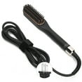 thumbnail image 1 of Peine alisador de barba eléctrico, cepillo multifuncional para hombres, enchufe estadounidense de 100 a 240 V, 1 of 14