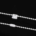 thumbnail image 3 of Plastic Blinds Beaded Chain Cord - Vertical Roman Roller Shade Blind Ball Repair with 2pcs Connector Clips, 3 of 4