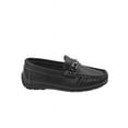 thumbnail image 2 of Josmo Toddler Boys Casual Slip-On Loafers with Metal Accent - Black BK, 6, 2 of 8