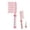 Pink, variant on Wide Tooth Comb for Curly, Detangling Comb with Double Row Wavy Tooth and Ergonomic Handle for Long/Thick Dry/Wet Hair for Women/Girl without Straighten the Curl Hair Style