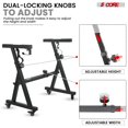 thumbnail image 3 of 5 Core Keyboard Stand Piano Riser Z Style Adjustable Height 36.5" & Width 32.5” Sturdy Portable, 3 of 11