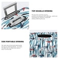 thumbnail image 3 of Yiaed Boat In Ocean Print Travel Luggage Cover Suitcase Protector Fits 18-32 Inch Luggage Wheel Covers Patterned Elastic Luggage Anti-scratch（No luggage）-Large, 3 of 5