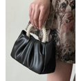 thumbnail image 2 of LHSHID Evening Bag Purse for Women Pearl Tote Bag Rhinestone Clutch Handbags Soft Leather Cloud Purse for Wedding Party Prom, 2 of 6
