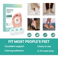 thumbnail image 2 of Welnove Felt Callus Cushion Pads, Protects Shoes, Foot, Heel and Toes from Rubbing and Friction,Oval Shape Design, 84 Count, 2 of 7
