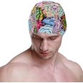 thumbnail image 2 of FYBTO Bonnet de Natation Succulent Cactus Unisexe Adulte FYBTO Polyester, 2 of 4