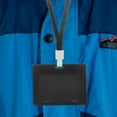thumbnail image 4 of BESTYASH 3Jgo Protector De Tarjetas Trabajo Con Fundas Claras Y Lanyard Negro Para Identificación, 4 of 8