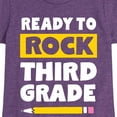 thumbnail image 3 of Instant Message - Ready To Rock Third Grade - Toddler And Youth Girls Short Sleeve Graphic T-Shirt, 3 of 6
