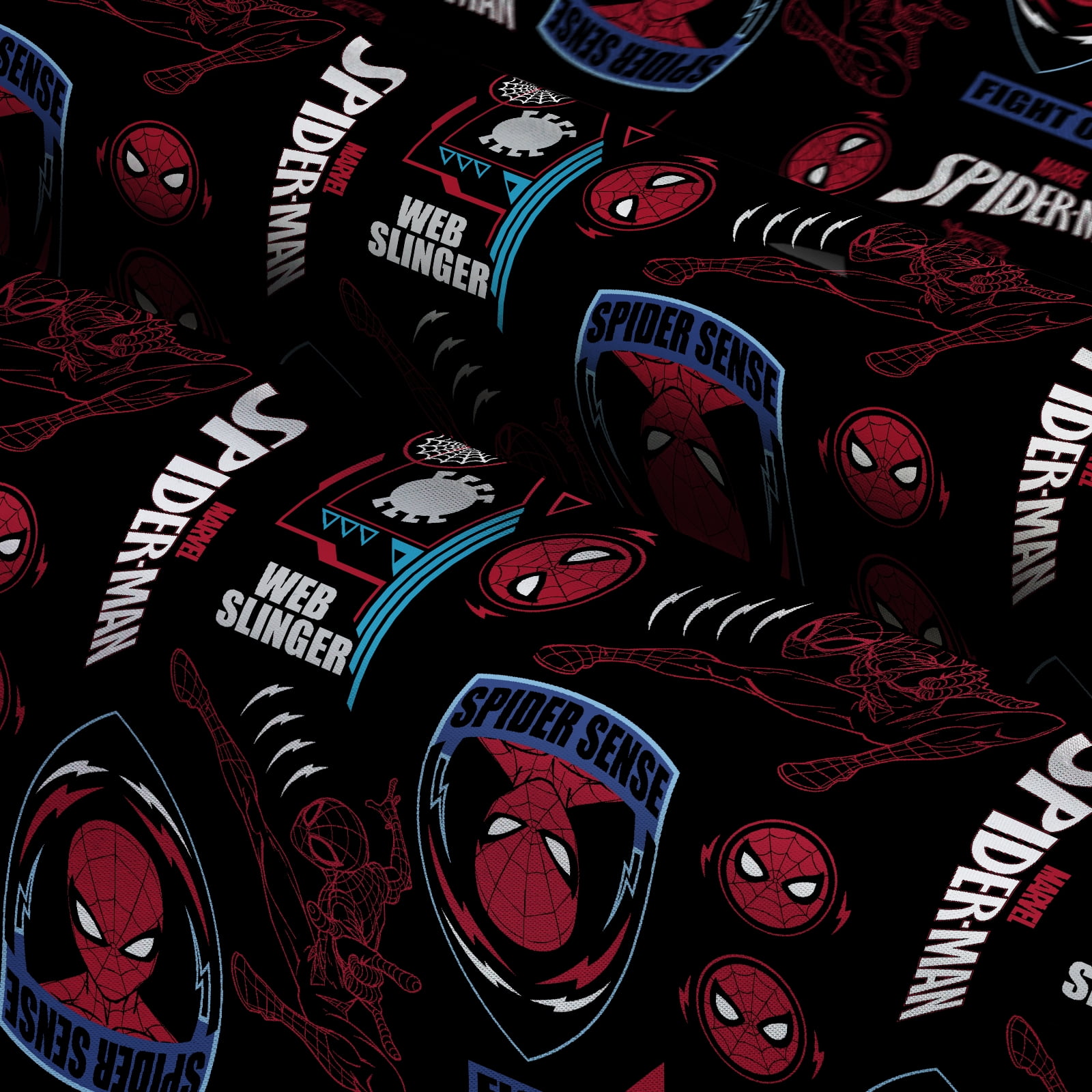 Marvel Spider Sense Spiderman Fabric 73982-A620715 from Springs Creative by  the yard