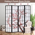 thumbnail image 2 of FDW Room Divider 6Ft Folding Privacy Divider 4 Panel,White, 2 of 7