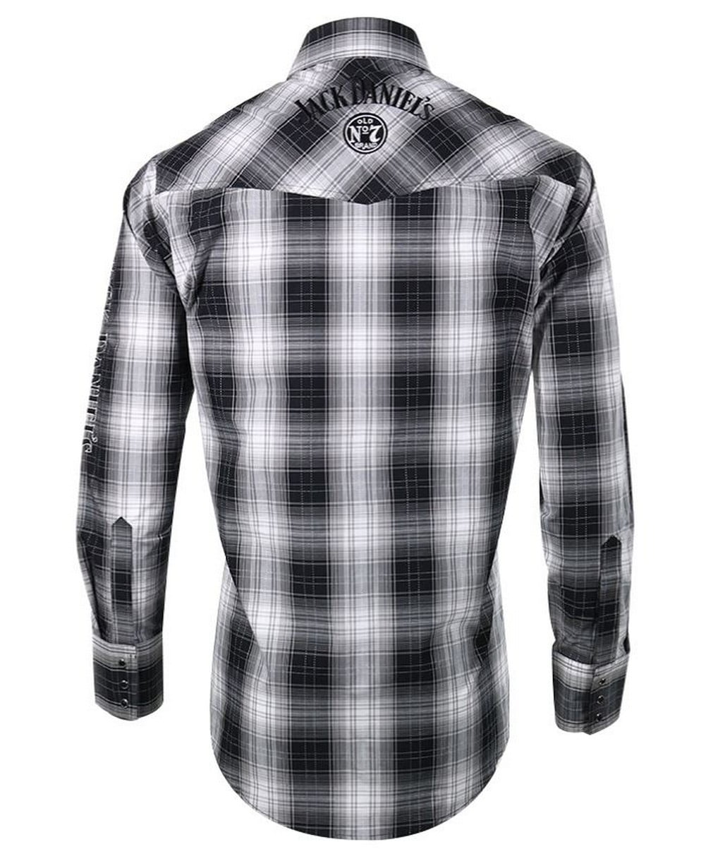 Jack Daniel's Embroidered Long Sleeve White Mens Button Down Shirt-Large - Walmart.com Jack Daniel's Embroidered Long Sleeve White Mens Button Down Shirt-Large - Walmart.com