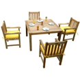 thumbnail image 1 of Windsor Classic Armchair 5-Pieces Dining Table Set, 1 of 4