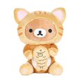 thumbnail image 1 of Rilakkuma Plush Stuffed Animal Rilakkuma Tiger Eating Fish 13", 1 of 2