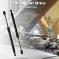 thumbnail image 2 of Unique Bargains Lift Supports Struts for Infiniti QX56 2004-2010 No.654707S600 Front Hood Gas Spring Black 2PCS, 2 of 7