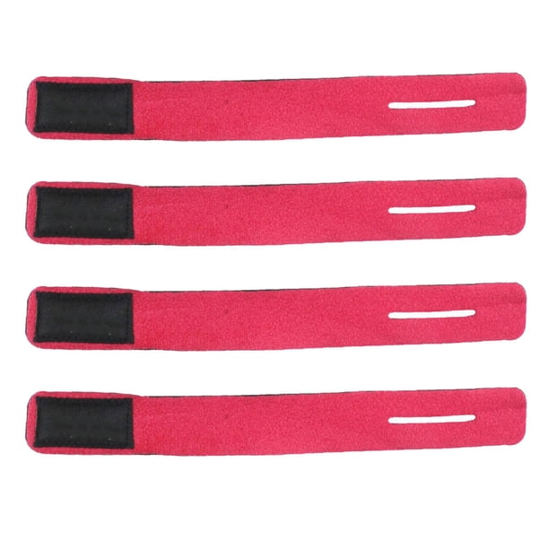Sonducket 4 Uds. De correas para caña de pescar, tirantes, cinturones de poste, cinturón de sujeción, gancho para exteriores, varillas de Pescar Rojo