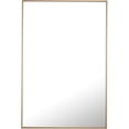 thumbnail image 1 of Metal frame Rectangle Mirror 28 inch Brass, 1 of 2
