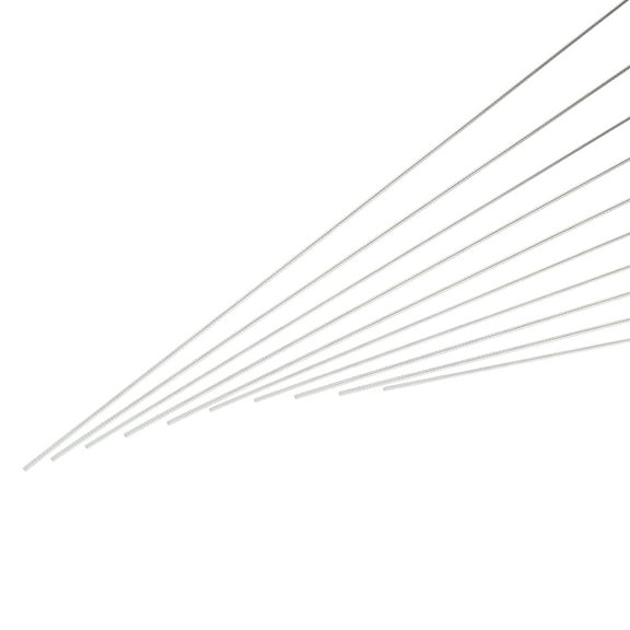 1.5mm x 300mm Stainless Steel Round Rod, Metal Solid Shaft Rods Lathe Bar Stock for Crafts Model Car Airplane 20 Pcs