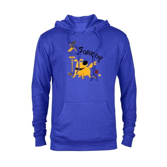 Disney and Pixar's Dug Days Squirrel Bird Feeder - Pullover Hoodie for Adults – Customized-Royal Heather