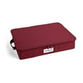 thumbnail image 2 of Covermates Keepsakes Flatware Storage Box - Stackable - Reinforced Handles - China Storage, Scarlett Red, 2 of 8