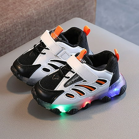 

Children Kids Baby Girls Sneakers Bling Led Light Luminous Sport Shoes