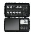thumbnail image 2 of Truweigh TUFFWEIGH Digital Mini Scale (200g x 0.01g - Black/Black) - Rubberized Impact Resistant Digital Scale - Travel Pocket Scale, 2 of 7