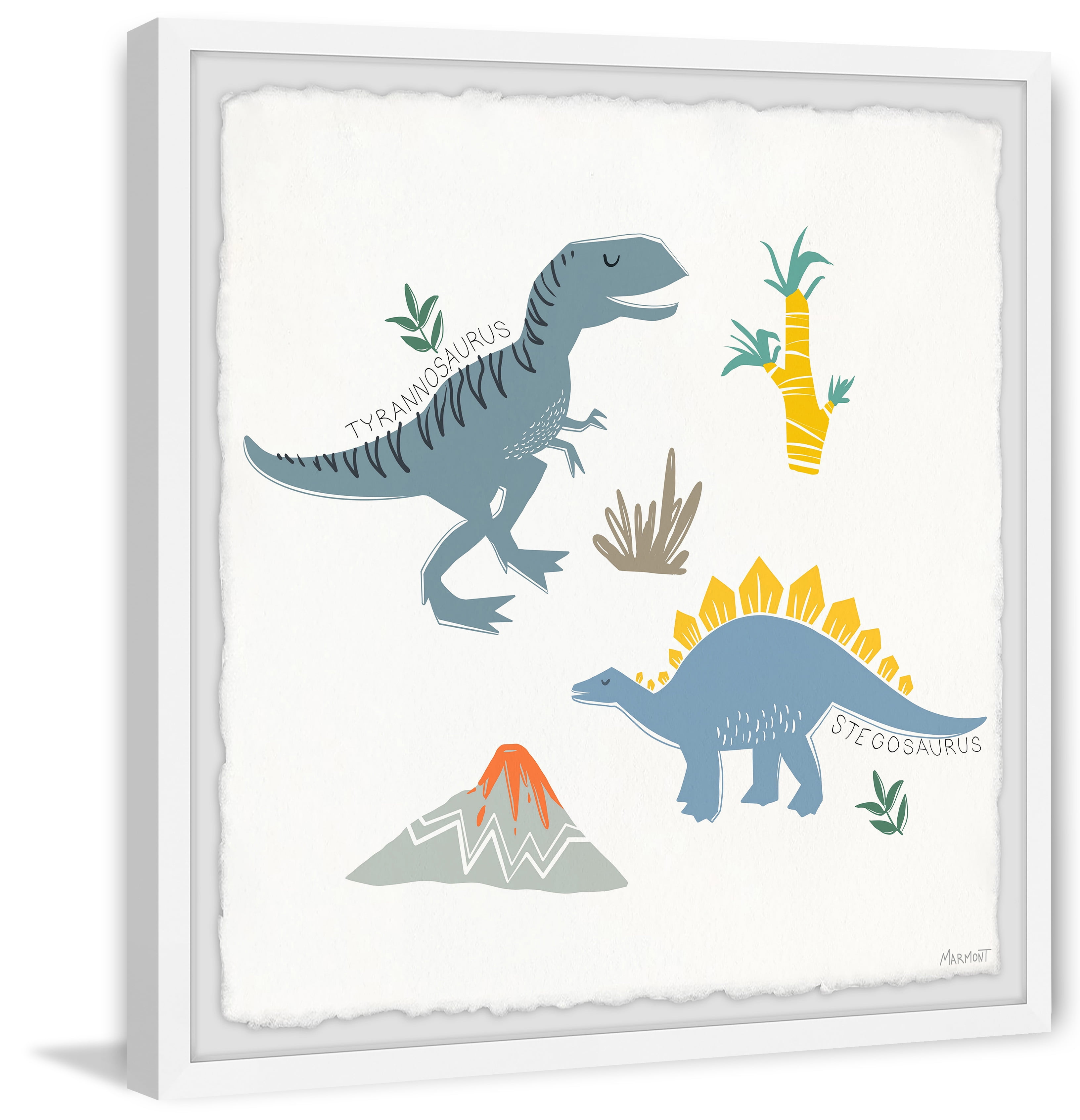 Marmont Hill Dino Day Out Framed Wall Art