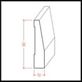 thumbnail image 7 of EWBB32 Beveled 3-1/2" Tall x 3/4" Baseboard Moulding. Unfinished, 7 of 7