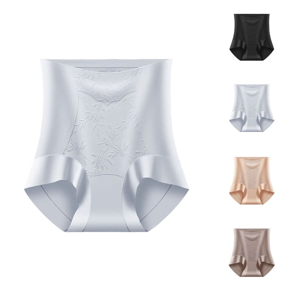 akafmk Plus Size Womens High Waisted Shapewear Panties Seamless Butt Lifter Full Coverages Breathable Soft Underwears Everyday Briefs