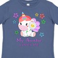 thumbnail image 4 of Inktastic My Auntie Loves Me Cute Unicorn Boys or Girls Toddler T-Shirt, 4 of 5