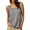 *Black, variant on VBVC Women's Gingham Side Slit Tank Top, Ladies' Sleeveless Blouse, Casual Button Detail Shirt For Women,Black,S-3XL