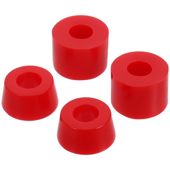FUTUREORYY 4-Pack Red PU Skateboard Shock Absorbing Pads for , Smooth, and Stable Riding