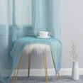 thumbnail image 5 of THD Zoey Faux Linen Textured Semi Sheer Window Rod Pocket Thick Curtains Drapery Panels, 2 Panels, 5 of 7